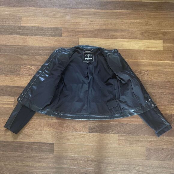 Women's Guess Leather Jacket - Picture 5 of 8